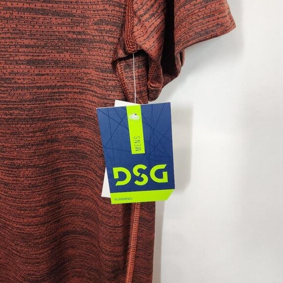 NWT DSG Men's Short Sleeve Run T-Shirt in Pure‎ Black/Autumn Rust Size Small - Picture 8 of 9